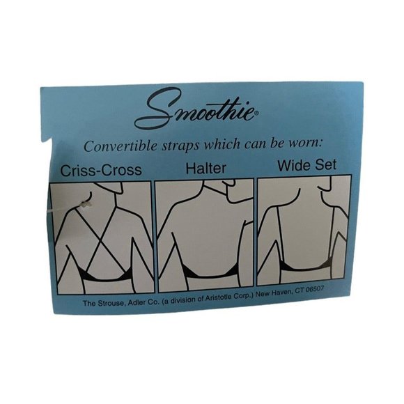 36B Convertible BackLess Push Up Bra by Smoothie White Style 193 - Picture 7 of 8